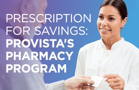 Smiling doctor handing an elderly man a prescription savings card