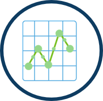 Analytics line chart