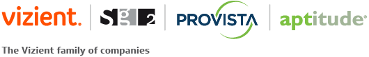 Vizient, Sg2, Provista, Aptitude is the Vizient family of companies. 