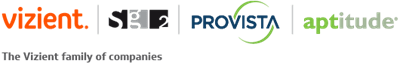 Vizient, Sg2, Provista, Aptitude is the Vizient family of companies.